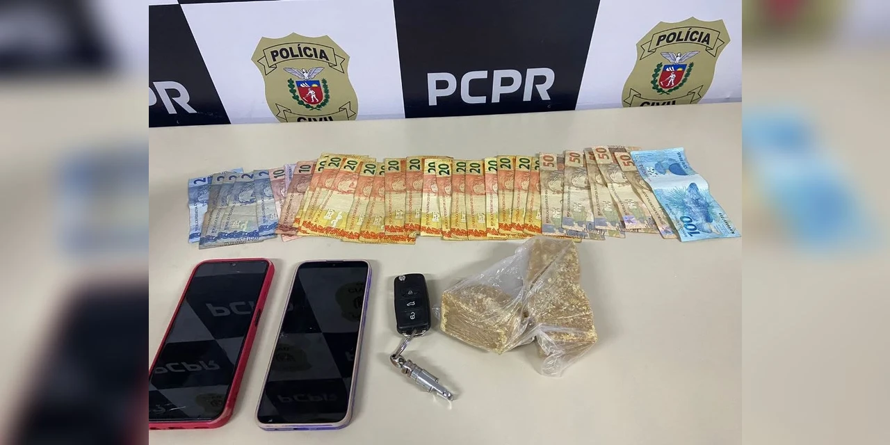 Polícia civil prende em flagrante "Uber do tráfico" de Castro