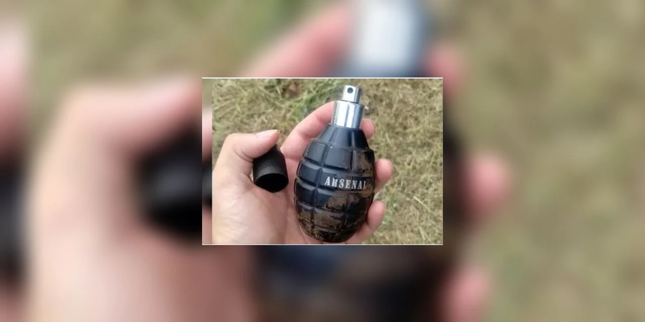 Frasco de perfume em forma de granada mobiliza polícia no Paraná