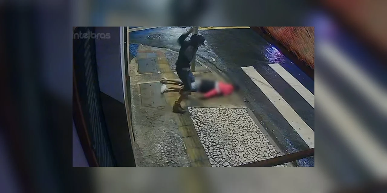 Vídeos mostram assassinato no centro de Ponta Grossa PR