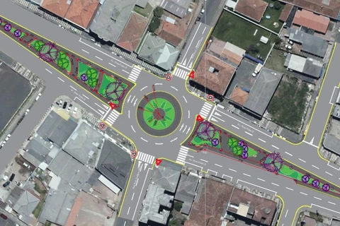 Dom Pedro II terá rotatória para melhorar o trânsito em Nova Rússia
