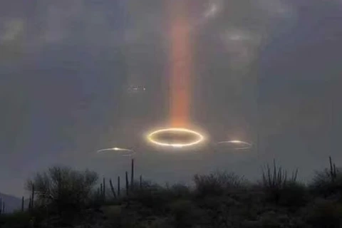 'Óvnis' em forma de anel luminoso são vistos no céu do Arizona e ligados a teoria da conspiração