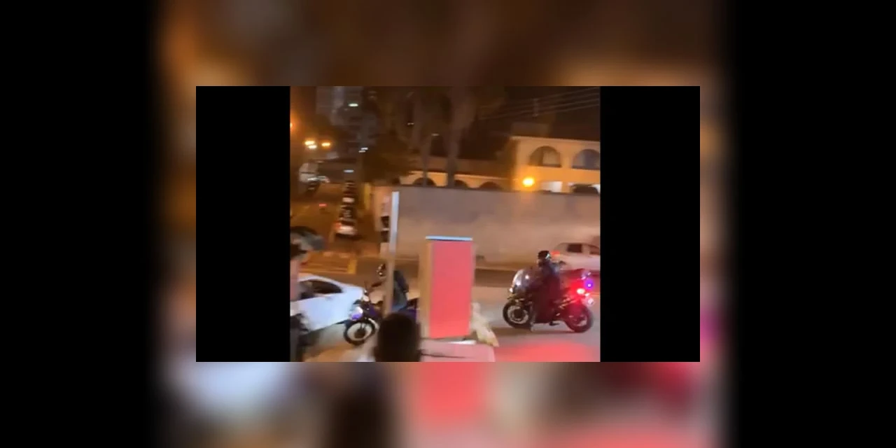 Vídeo mostra perseguição a motociclista por ruas de PG