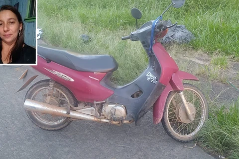 Sepultada mulher que morreu após cair de moto em Ipiranga