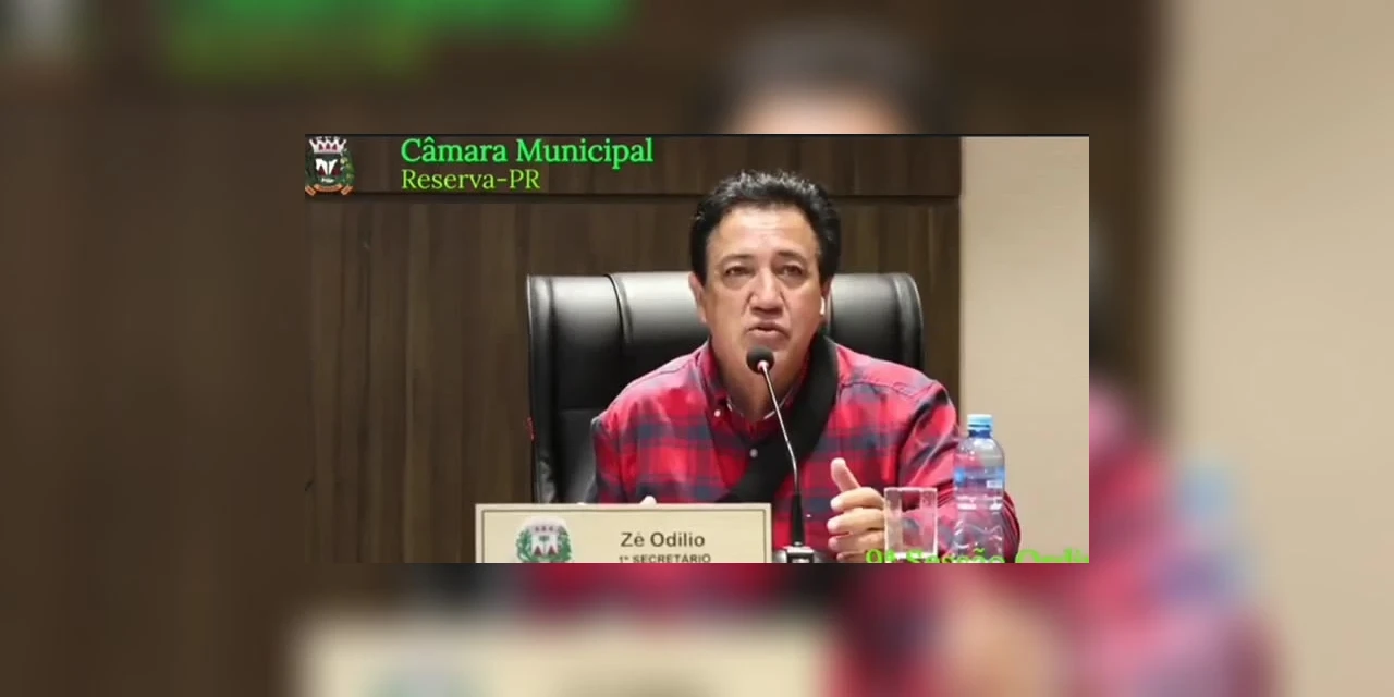 Fala 'machista' de vereador de Reserva durante sessão; gera polêmica