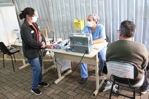 Tenda instalada na UPA Santa Paula já abrigou mais de mil atendimentos