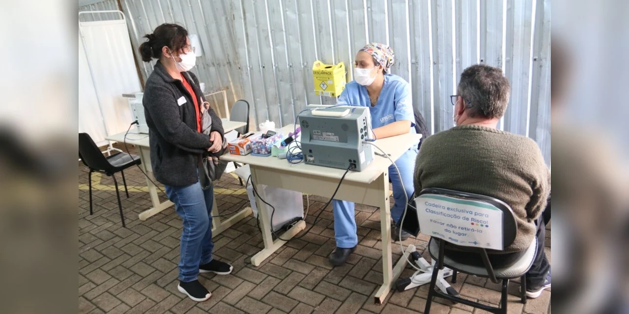 Tenda instalada na UPA Santa Paula já abrigou mais de mil atendimentos