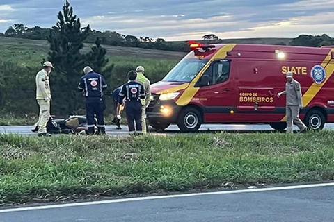 Motociclista perde a vida em grave acidente na rodovia entre PG a Carambei