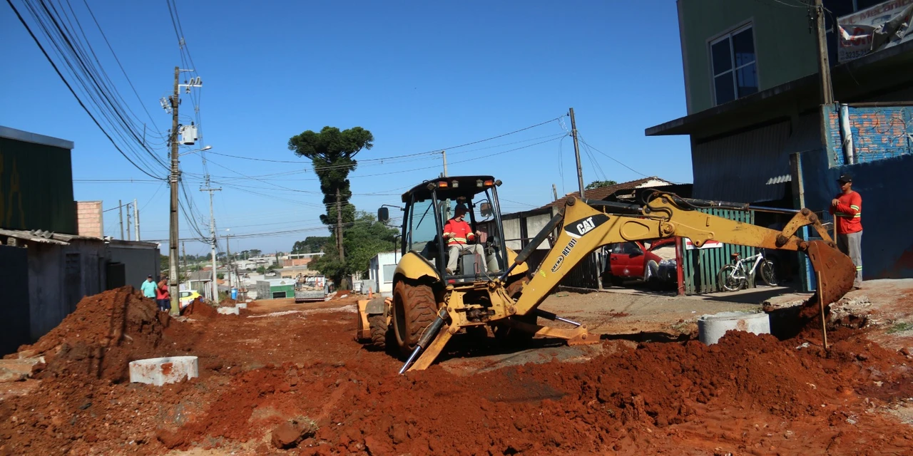Obras do asfalto começam na Vila Hoffmann, em Uvaranas
