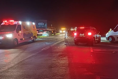 Em duas horas, PRF registra dois acidentes no trevo de Ipiranga