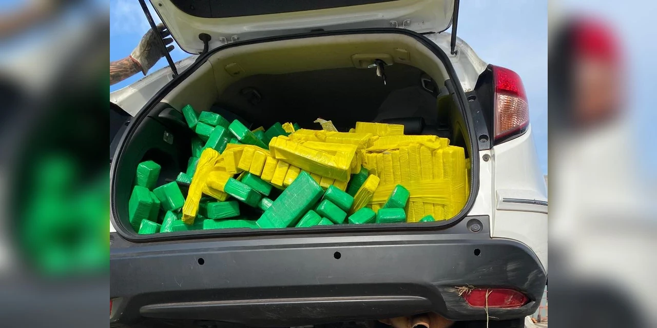 Operação conjunta prende suspeito de tráfico de drogas que capotou carro na BR-277