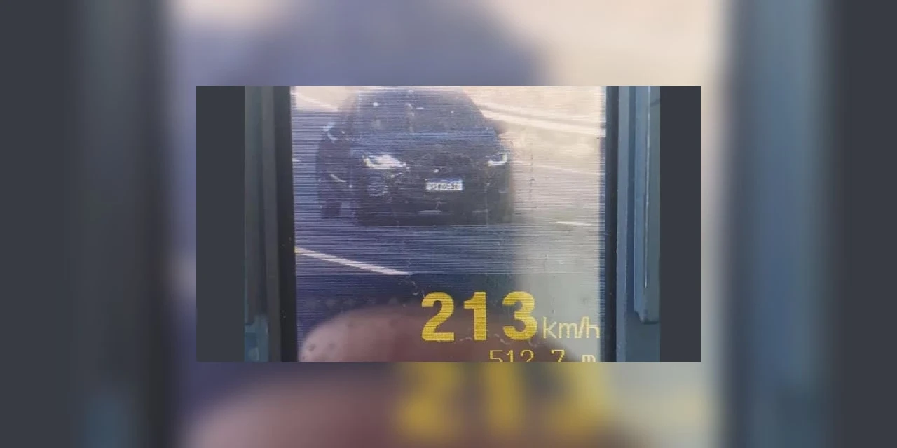 PRF flagra veículo a 213 km/h na BR-376, em Tibagi