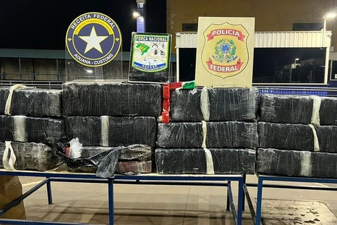 PF apreende 535,5 kg de entorpecentes em Foz do Iguaçu/PR