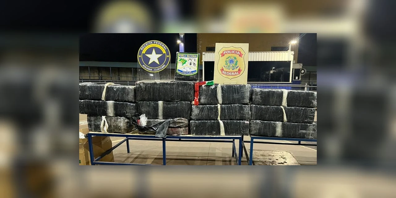 PF apreende 535,5 kg de entorpecentes em Foz do Iguaçu/PR