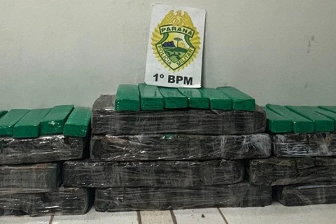 Após denúncia, PM apreende 120Kg de maconha em Ponta Grossa