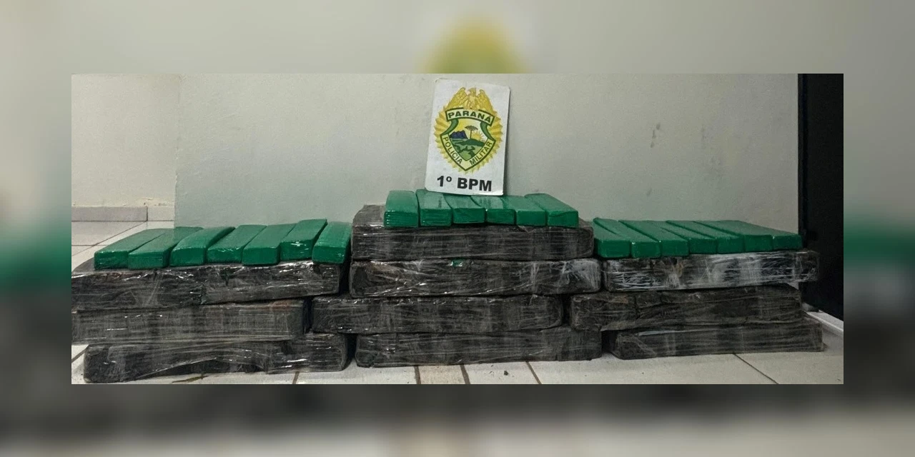 Após denúncia, PM apreende 120Kg de maconha em Ponta Grossa