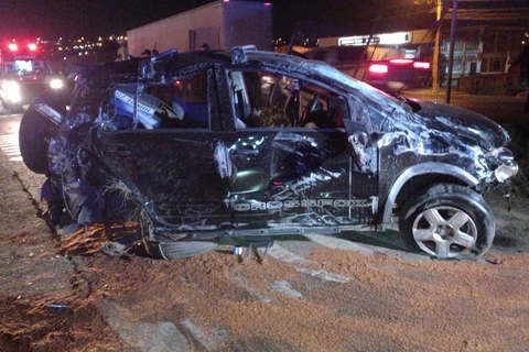 Colisão termina em capotamento na BR-376 em PG