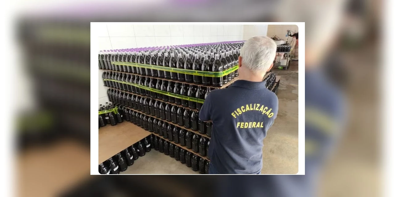 Polícia apreende 16 mil garrafas em fábrica clandestina de vinhos no Paraná