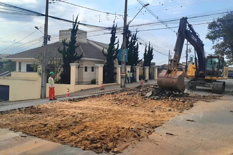 Prefeitura inicia recuperação da Afonso Celso, do Centro ao Neves