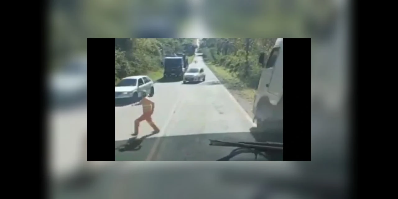 VIDEO: Falta de sinalização quase termina em tragédia na PR-160, em Telêmaco Borba