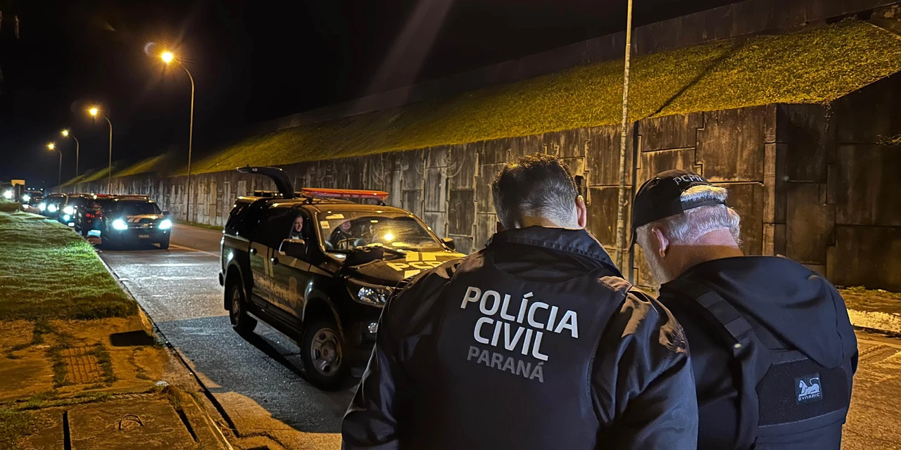 Megaoperação da PCPR cumpre 138 mandados contra grupo de traficantes do Litoral