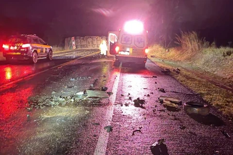 Passageiro morre após grave acidente e motorista foge do local, em Palmeira