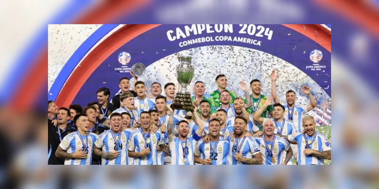 Argentina vence a Colômbia na prorrogação e é bicampeã da Copa America