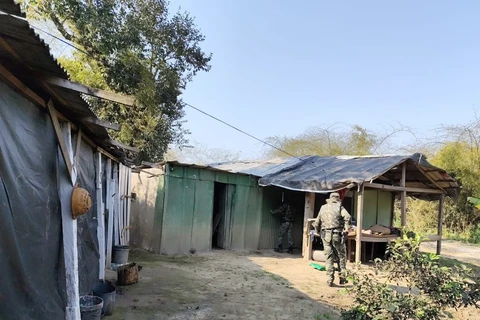 Força Verde desmonta acampamento usado para pesca predatória no Rio Tibagi