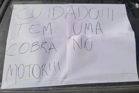 Mulher deixa recado para motorista após ver cena curiosa: “Cuidado”