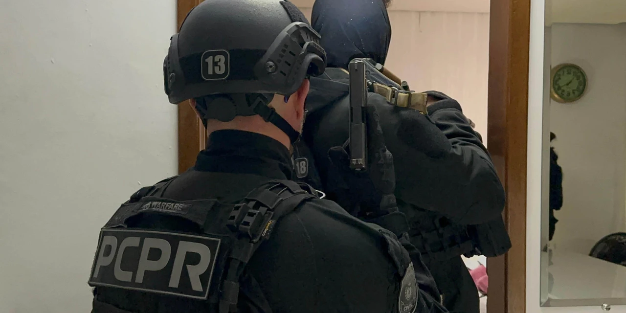 PCPR prende 40 pessoas em megaoperação contra grupo que falsificava empréstimos