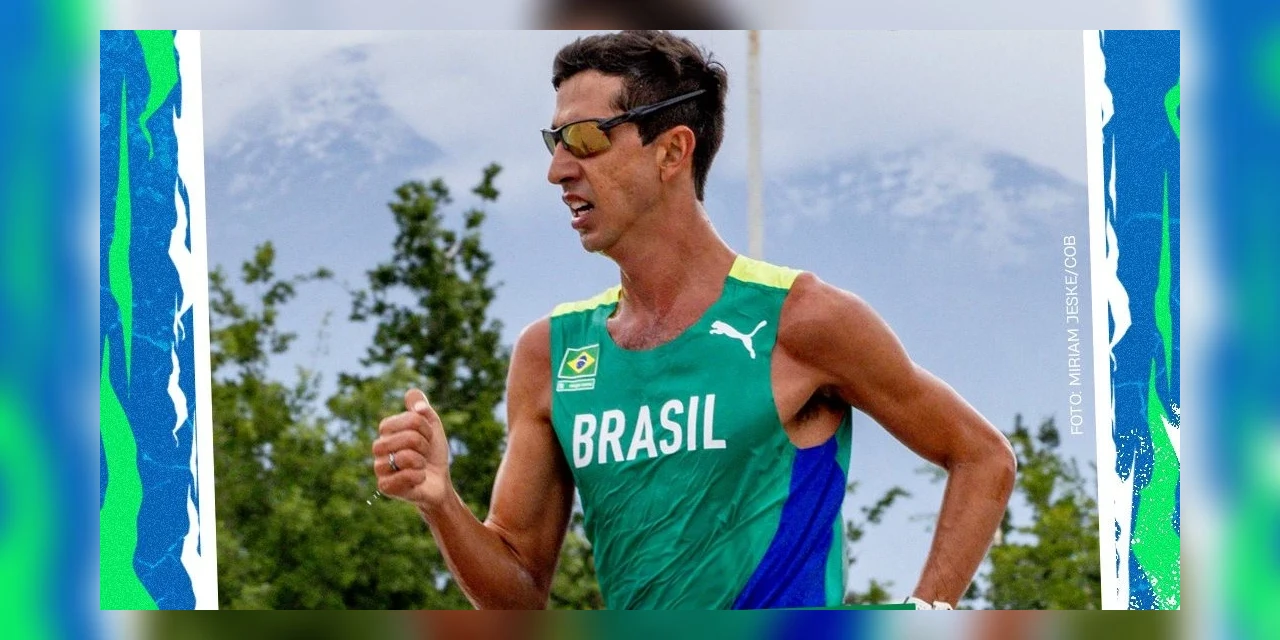 Caio Bonfim é medalhista de prata na marcha atlética em Paris