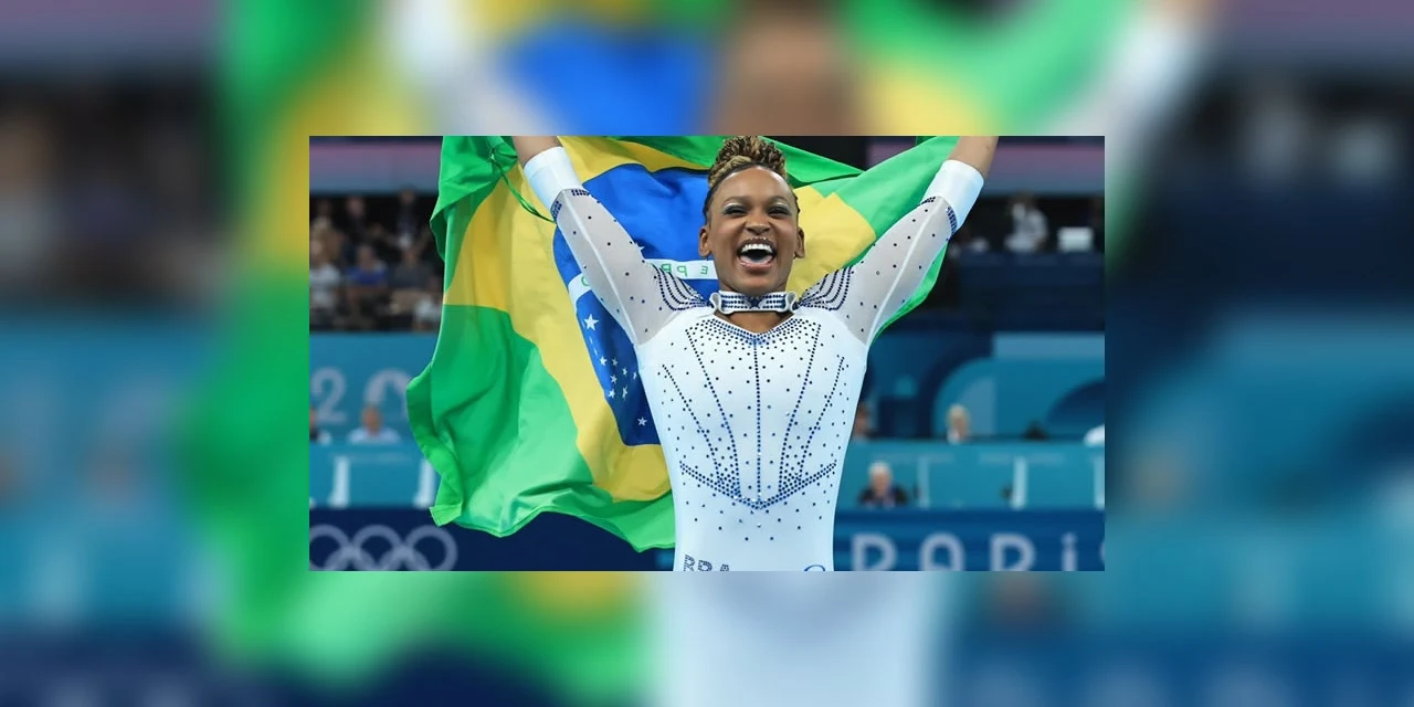 Rebeca é ouro no solo e vira maior medalhista olímpica do Brasil