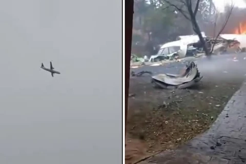 Aeronave que saiu de Cascavel cai em SP com mais de 60 passageiros; video!