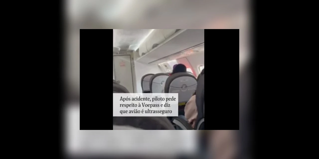 VÍDEO: Neste sábado (10), antes decolar de SP para Cascavel (PR), piloto da Voepass comove ao fazer pedido especial aos passageiros