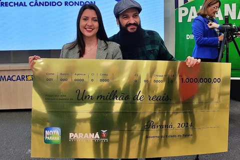 Prêmio de R$ 1 milhão do Nota Paraná sai para moradora de Marechal Cândido Rondon