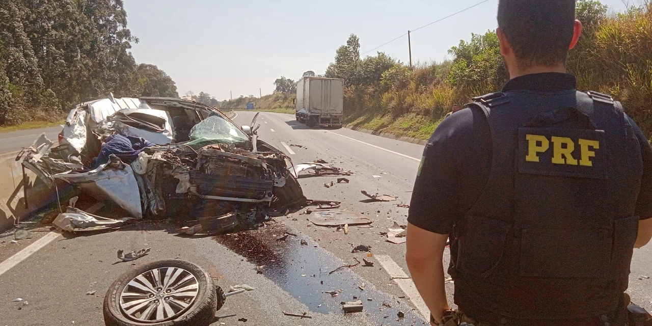 Colisão traseira na BR-376, em Tibagi faz uma vítima fatal