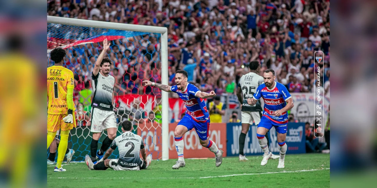 Fortaleza vence Corinthians e assume liderança isolada do Brasileirão