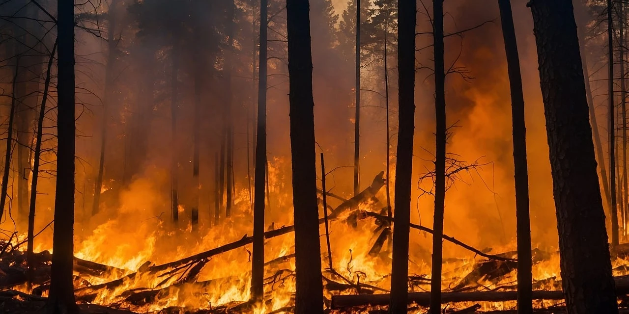 Policia procura homem que causou incêndio em 1,5 hectares de pinus na região