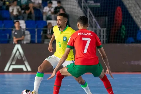 Brasil supera Marrocos e segue para semi da Copa do Mundo de futsal