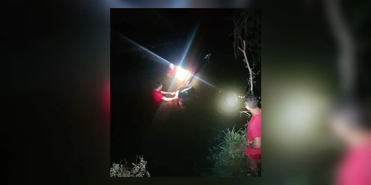 Três pessoas morrem após carro cair em rio no interior de Prudentópolis
