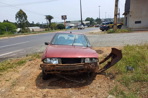 Homem é preso após dirigir embriagado e capotar veículo em PG