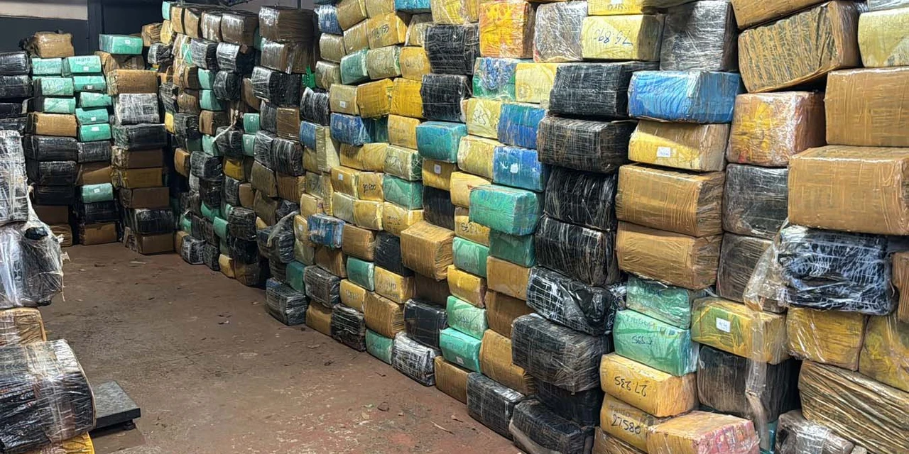 Polícia Civil  apreende 11 toneladas de maconha escondida em chácara  no PR