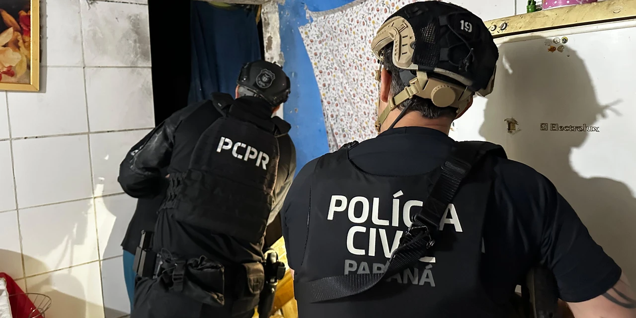 Com 24 mandados, operação da PCPR mira organização especializada em roubos