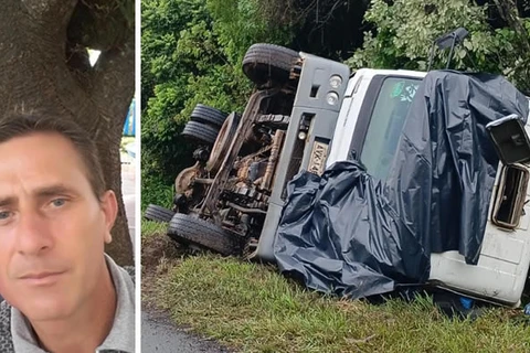 Motorista morre após caminhão atingir arvore na PR-151 em Ponta Grossa