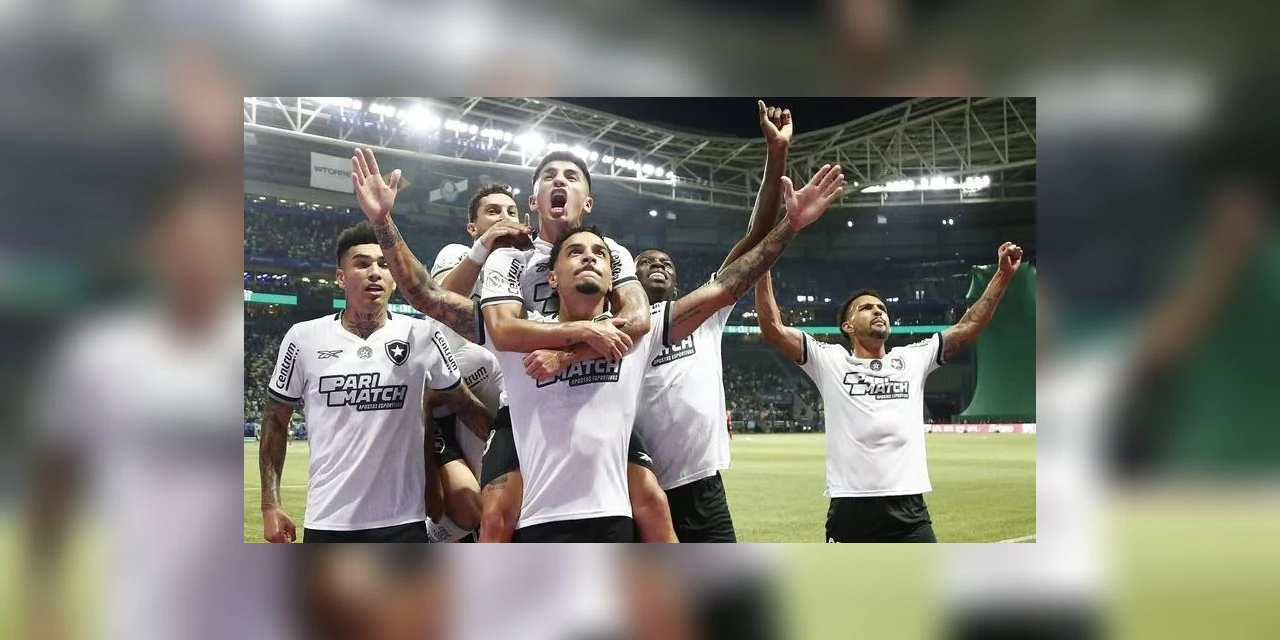 Botafogo vence Palmeiras no Allianz e retoma liderança do brasileirão