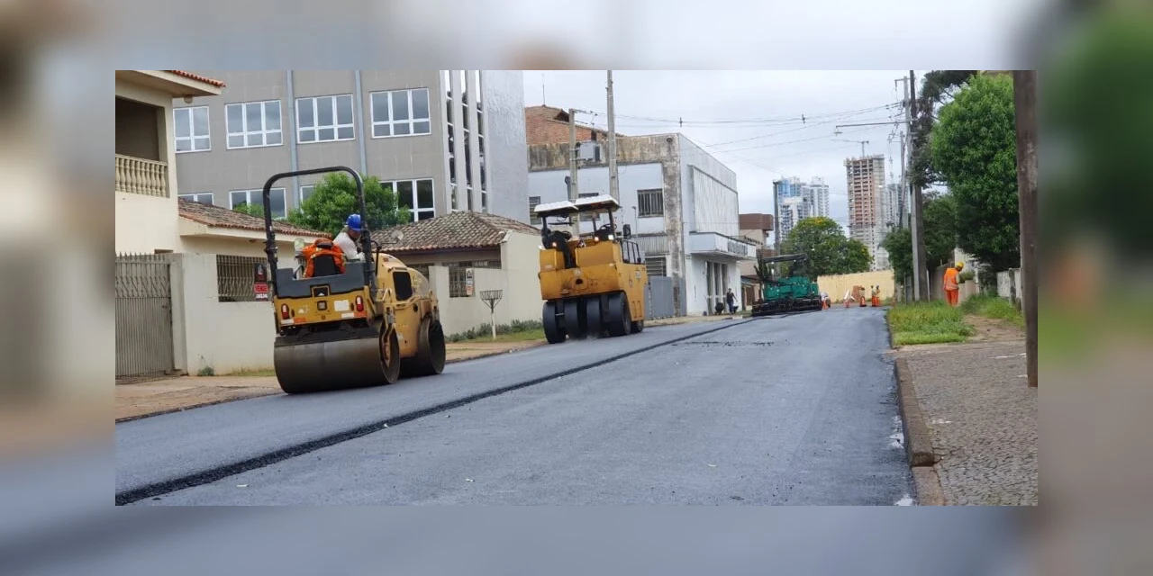 Prefeitura aplica nova pavimentação em 2,5 km na Vila Ferroviária, em Oficinas