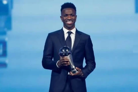 Vinícius Júnior é eleito o melhor jogador do mundo