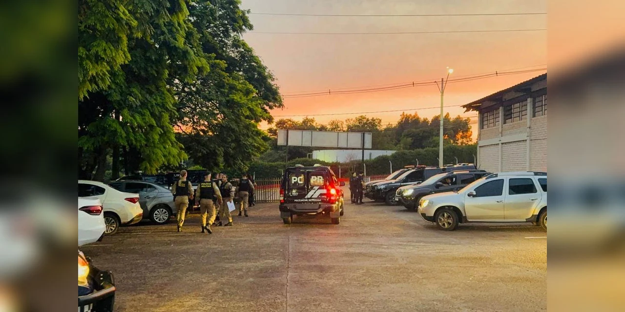 PCPR, PMPR e GM prendem oito durante operação contra o tráfico de drogas no PR