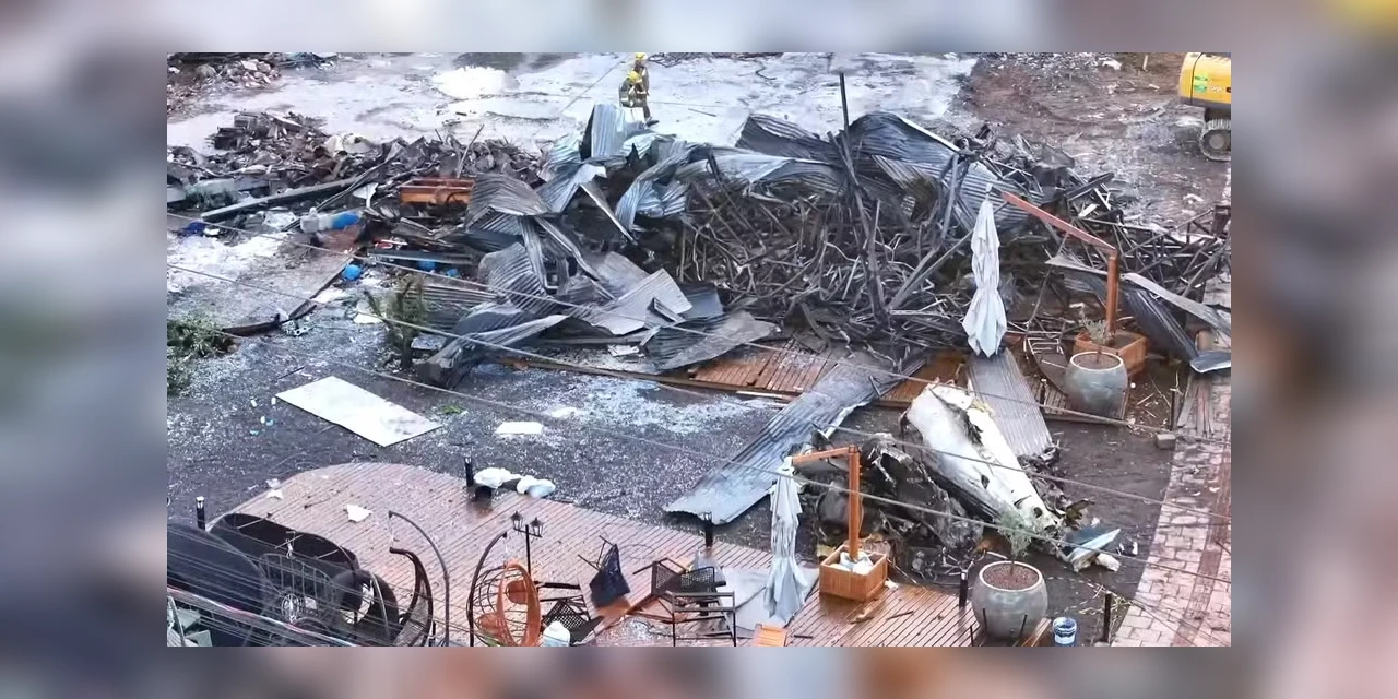 VÍDEO: veja imagens dos destroços do avião que caiu e matou 10 pessoas da mesma família em Gramado