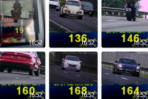 PRF flagra em 4 horas, 132 veículos em excesso de velocidade na BR-277