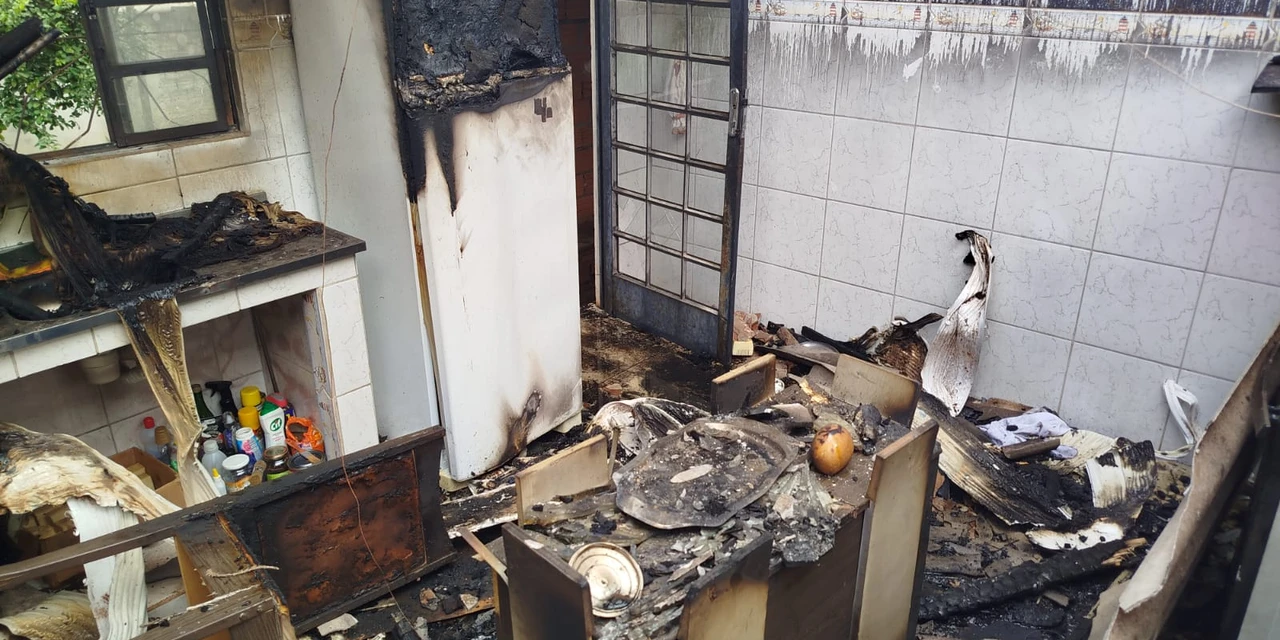 Em PG, homem ateia fogo na casa da ex por não aceitar separação